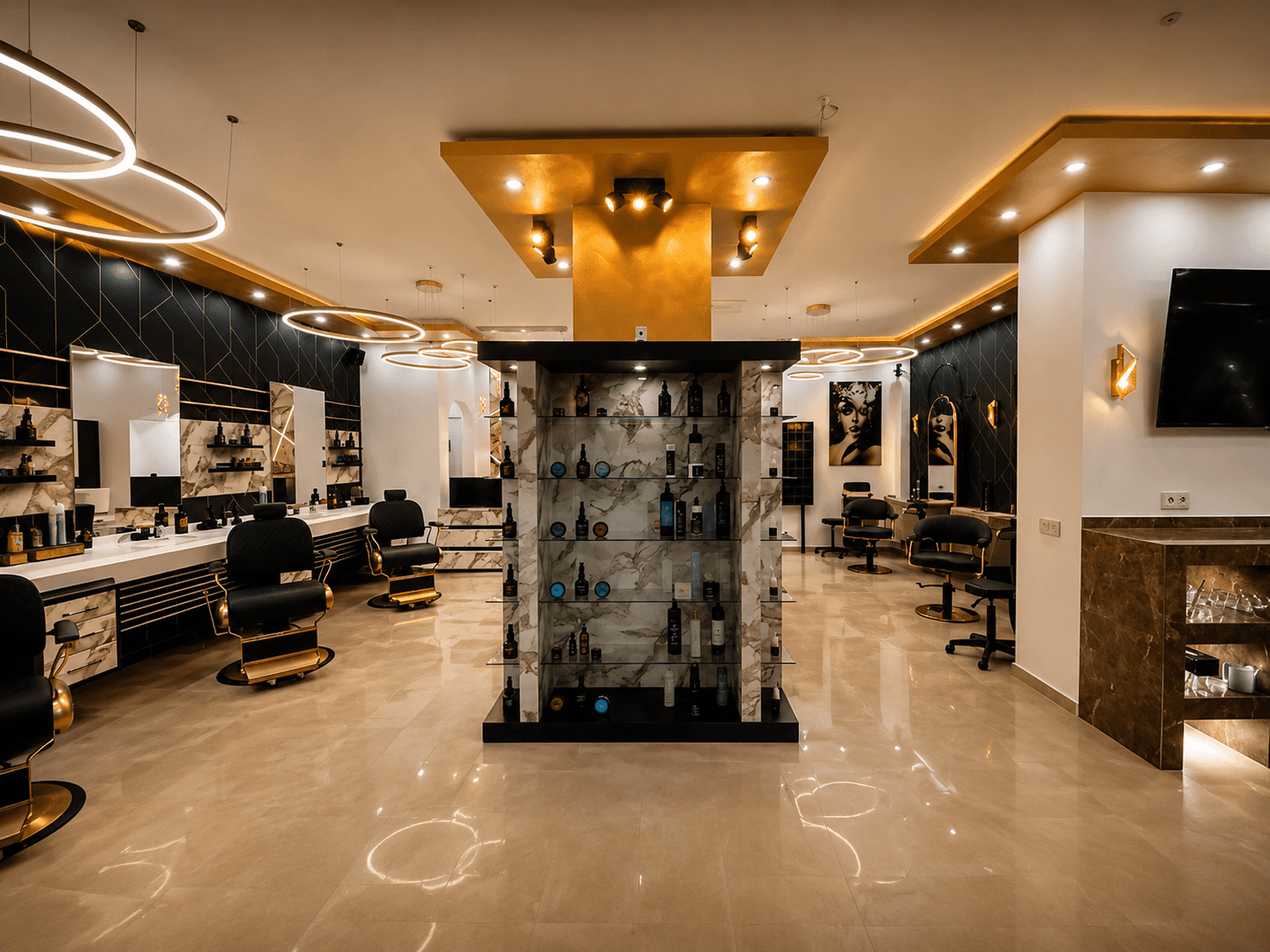 Luxury Haircut Atelier Interieur